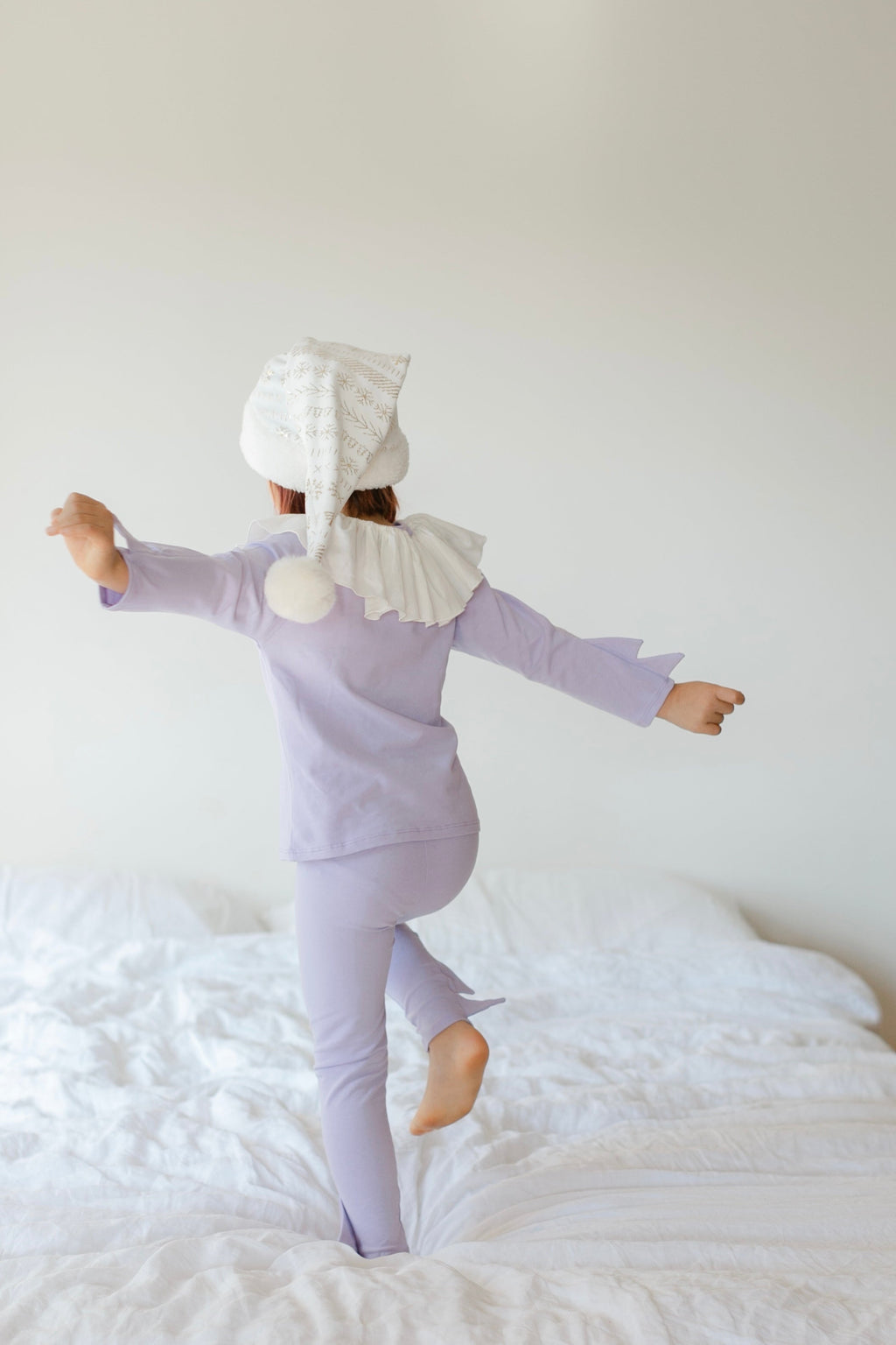 Pastel Purple Elf Costume for Kids – Holiday Christmas Outfit