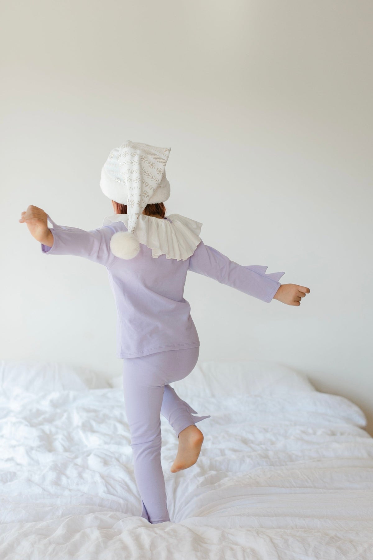 Pastel Purple Elf Costume for Kids – Holiday Christmas Outfit