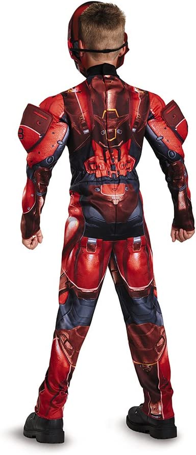 Halo Red Spartan Muscle Child Costume X-Large14-16