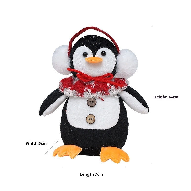 New Christmas Decorations Penguin Little Doll