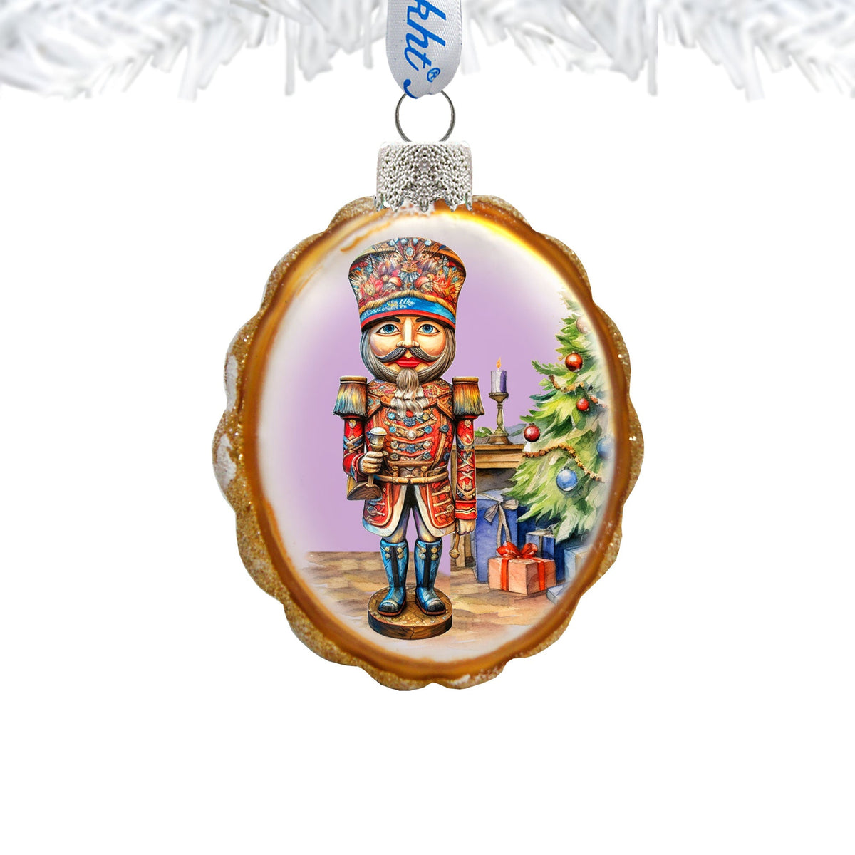 Nutcracker Mercury Glass Ornaments by G. Debrekht - Christmas Decor - 776023