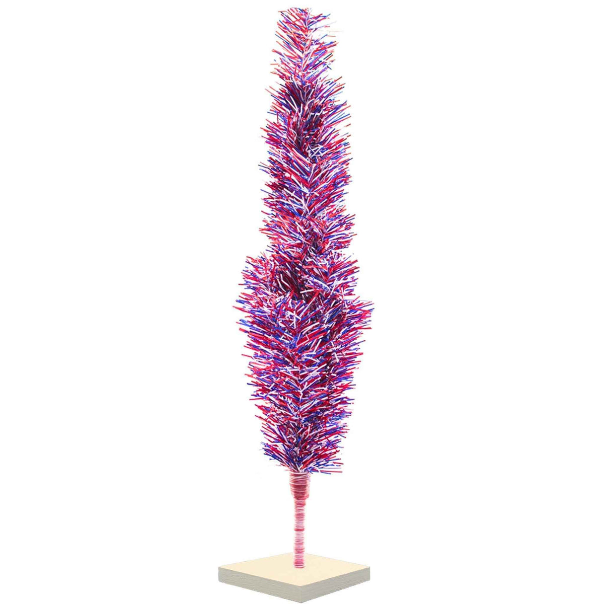 4th Of July Firework Tinsel Trees