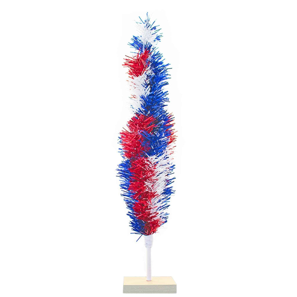 4th Of July Mixed Tinsel Trees