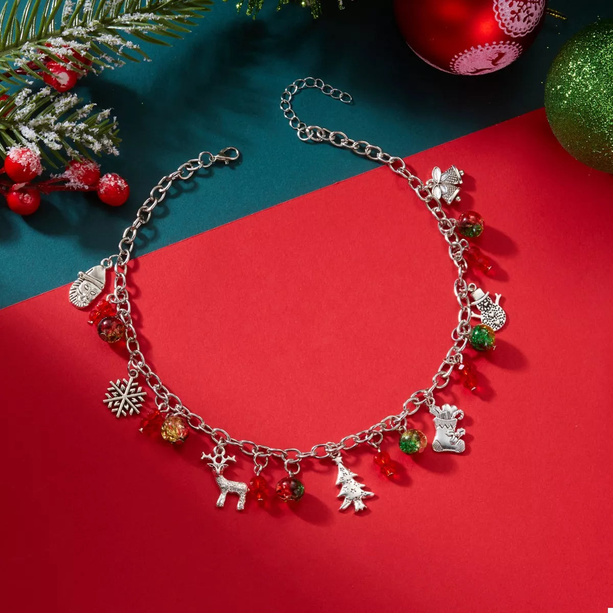Christmas Themed Charm Necklace