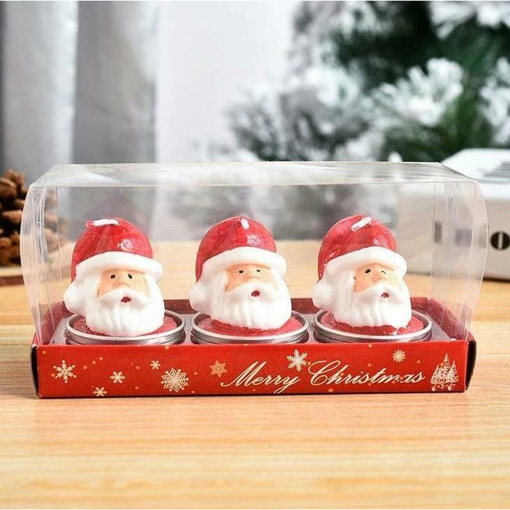 Santa Claus Themed Christmas Candles