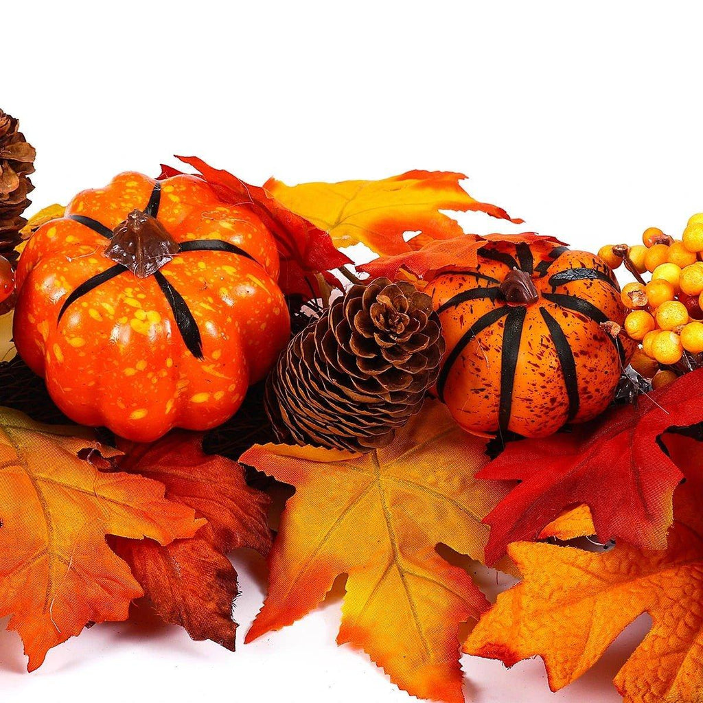 Autumn Maple Leaves Door Wreath