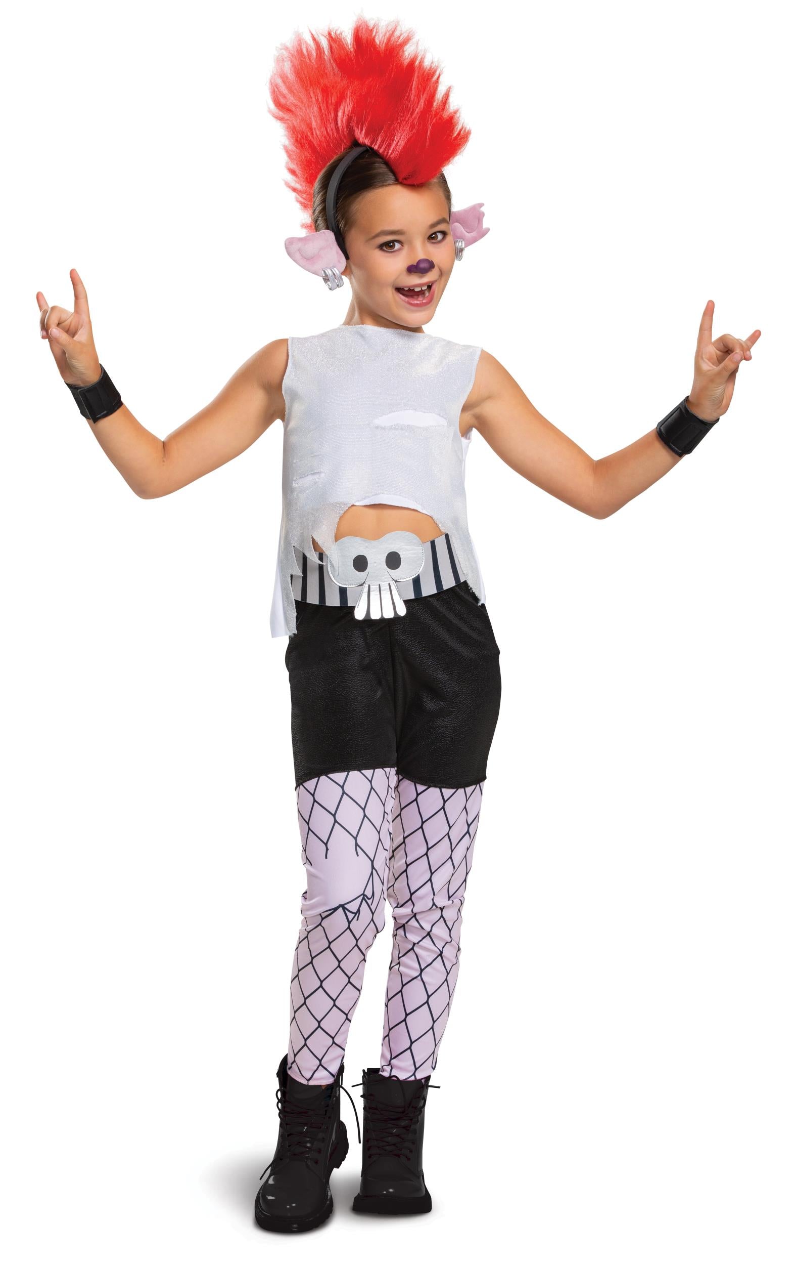 Trolls World Deluxe Barb Toddler Costume Medium 7-8