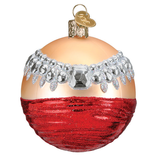 Girl's Best Friend Round Ornament