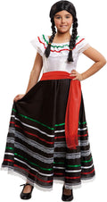 Mexicana Senorita Spanish Girl Toddler Child Costume 3-4