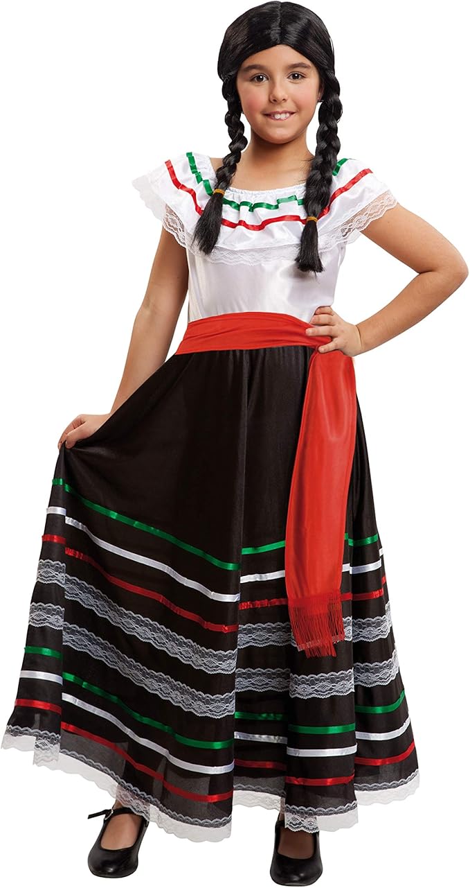 Mexicana Senorita Spanish Girl Child Costume 10-12