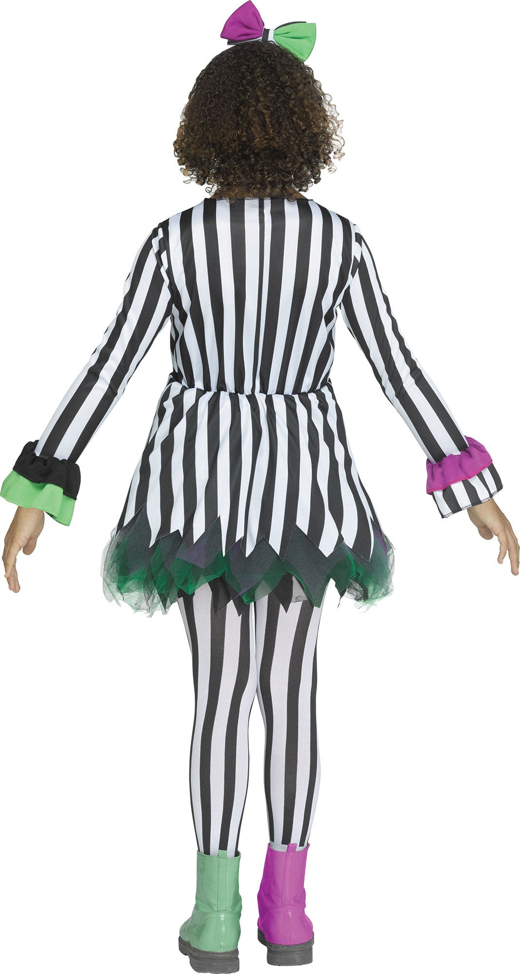 Giddy Ghostie Beetlejuice Horror Dress Child Costume Large 12-14