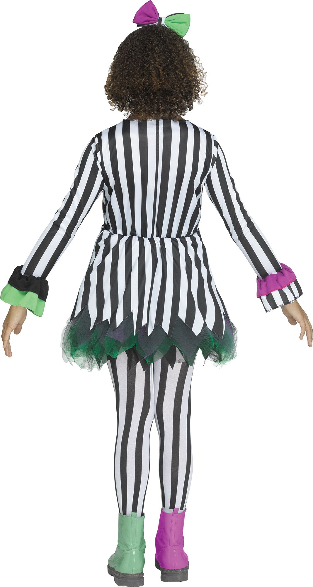 Giddy Ghostie Beetlejuice Horror Dress Child Costume Large 12-14