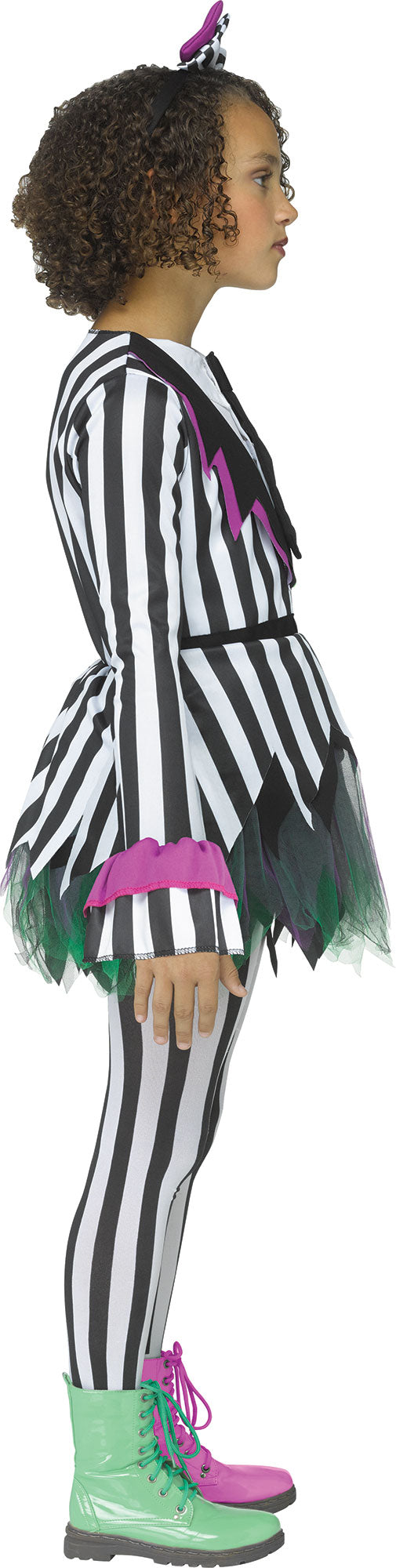 Giddy Ghostie Beetlejuice Horror Dress Child Costume X-Large 12-14