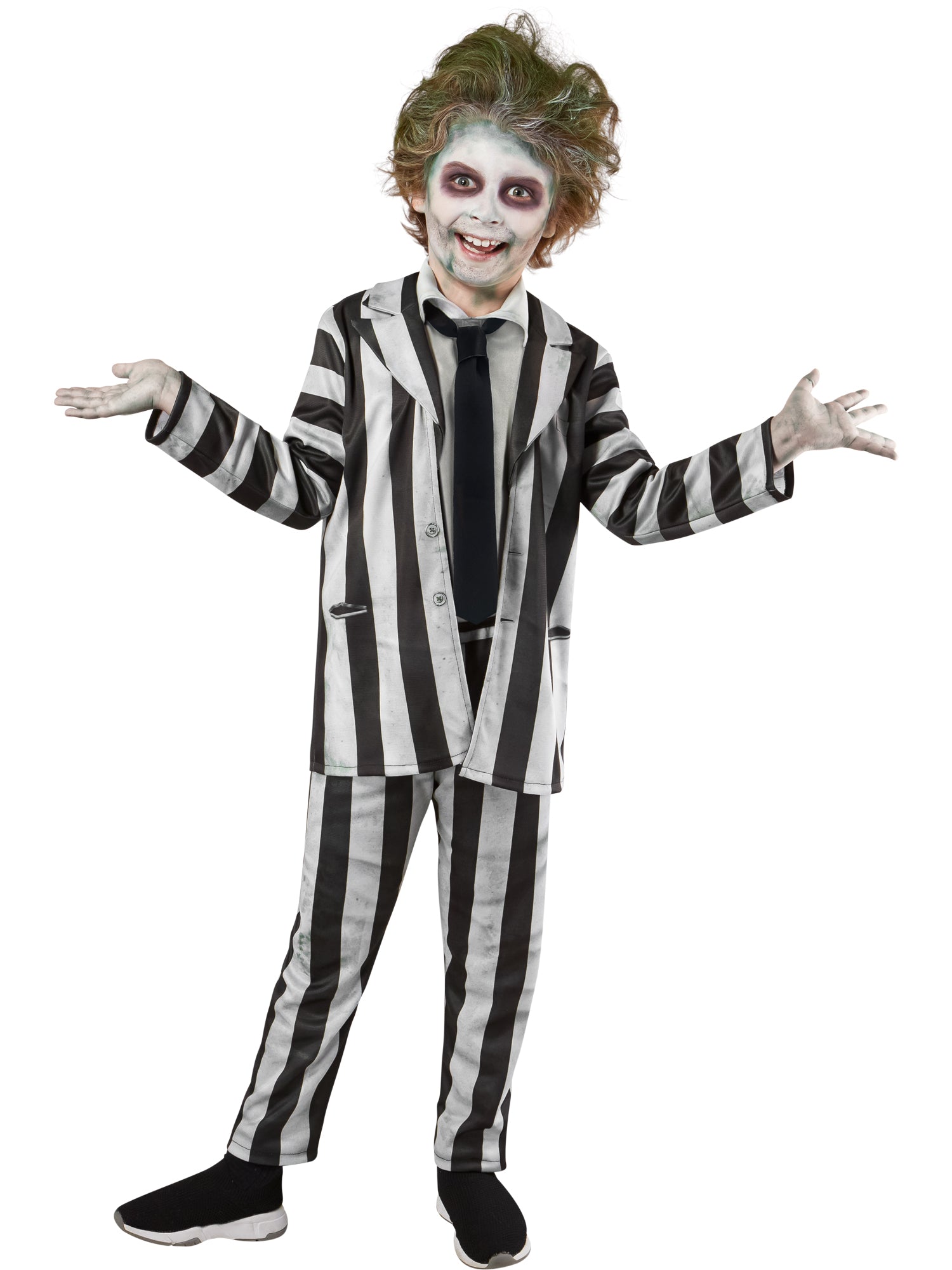 Beetlejuice Suit Kids Costume Size Medium 8-10