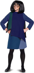 Edna Incredibles Deluxe Costume Dress for Women Medium 8-10