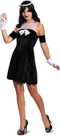 Alice Angel Bendy and The Ink Machine Deluxe Costume Dress for Women Medium 8-10