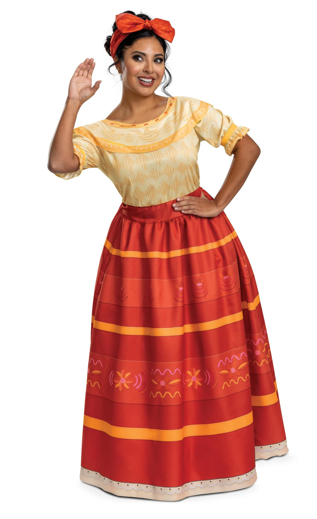 Disney Encanto Mirabel and Dolores Deluxe Costume Dress for Women Large 12-14