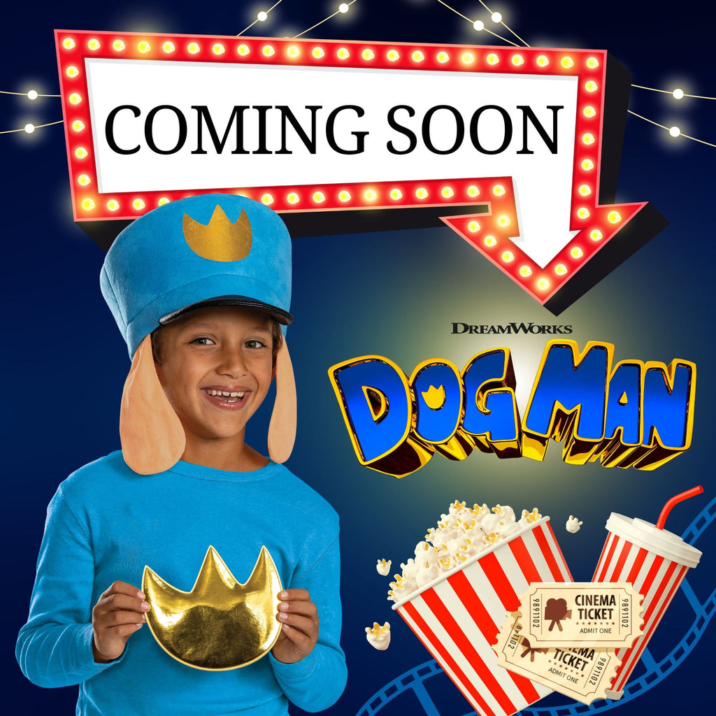 Dog Man Child Costume Accessory Kit Hat with Decal