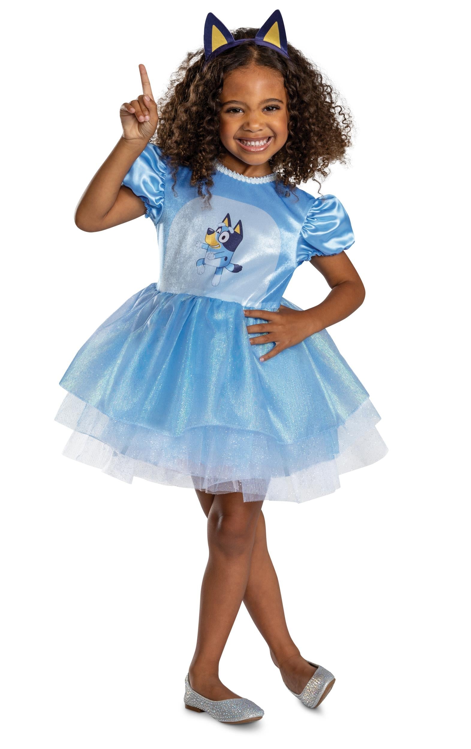 Bluey Dress Classic Toddler Kids Costume Small 4-6