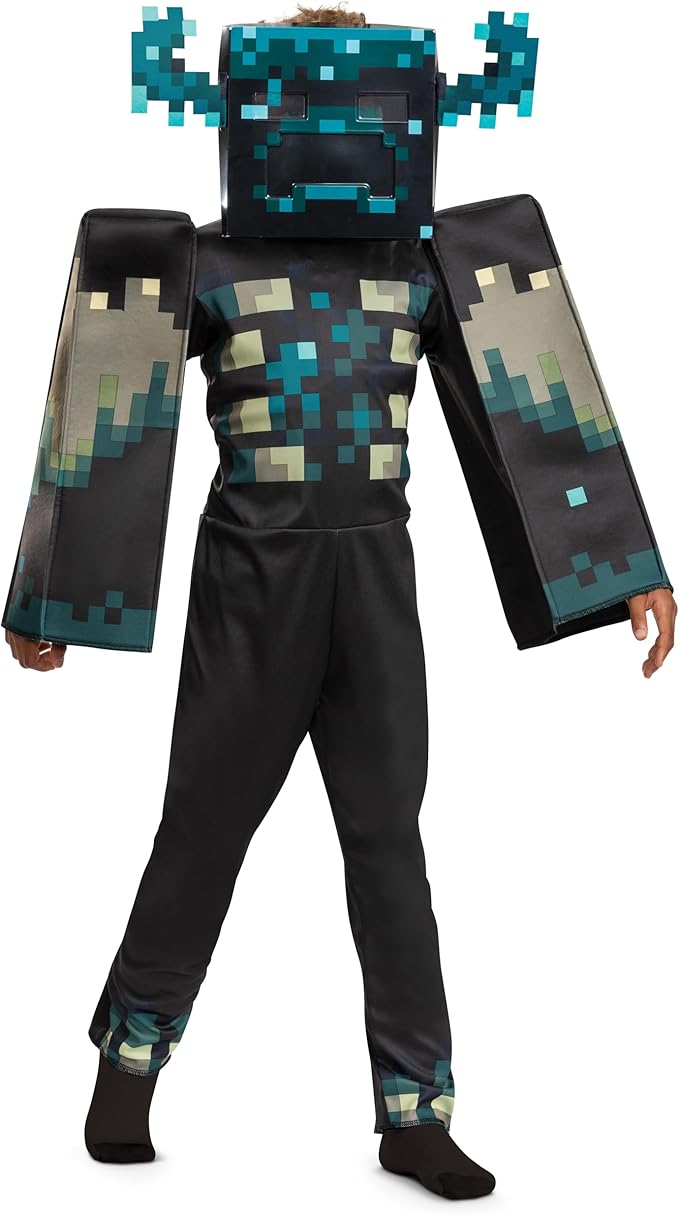 Minecraft Warden Child Costume Small 4-6