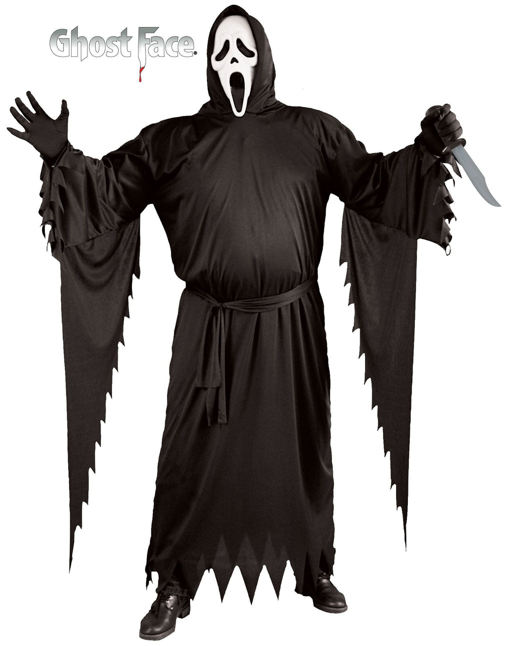 Scream Ghost Face Plus Size Movie Edition Adult Costume