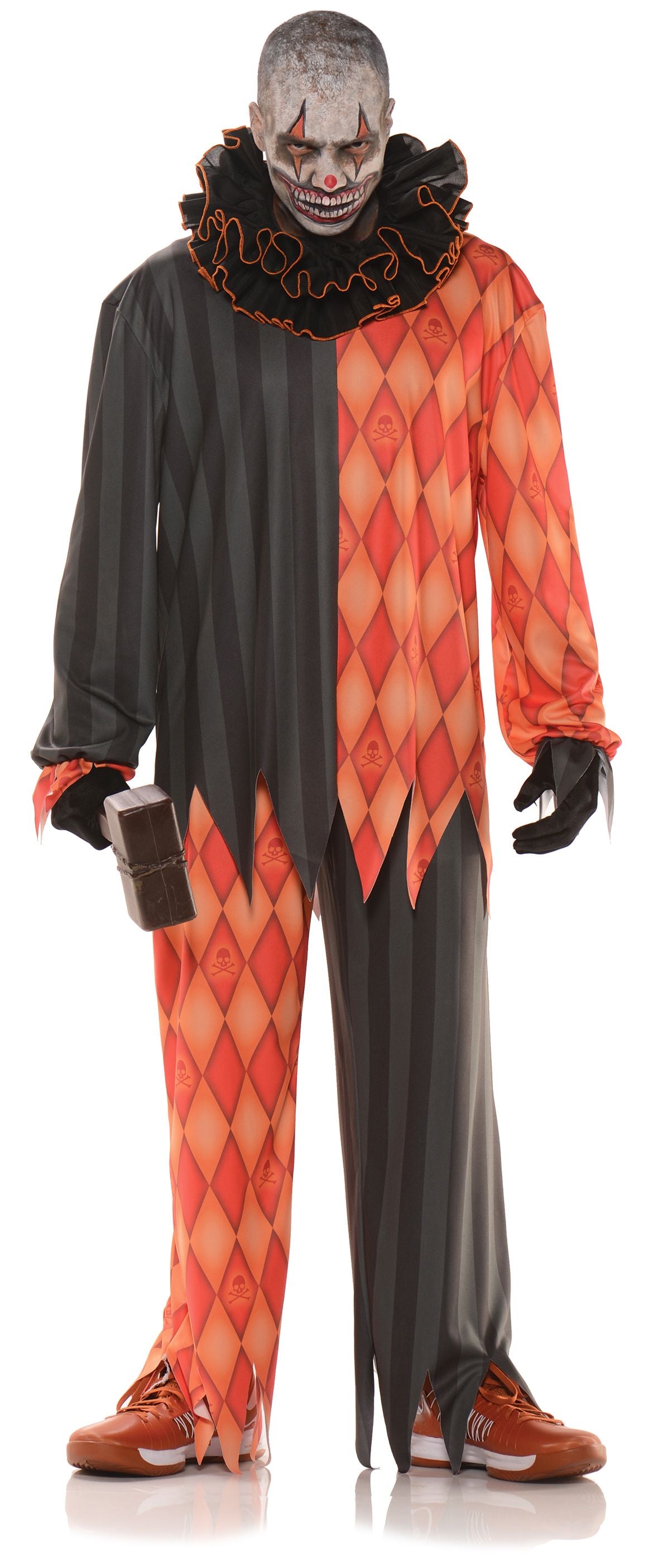 Underwraps Evil Killer Clown Adult Costume Size Teen 14-16