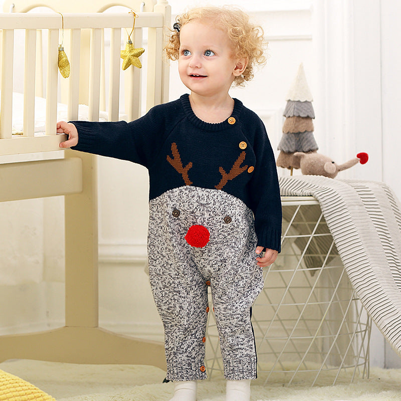 Children's Christmas knitted sweater