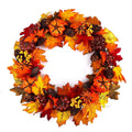 Autumn Maple Leaves Door Wreath