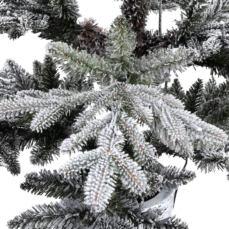 White Fir Artificial Christmas Tree with 150 White Lights