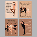 Ballet Dancers Christmas Cards, Set of 24