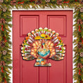 Thanksgiving Turkey Holiday Door Decor  by G. Debrekht - Thanksgiving Halloween Decor  - 8611055H