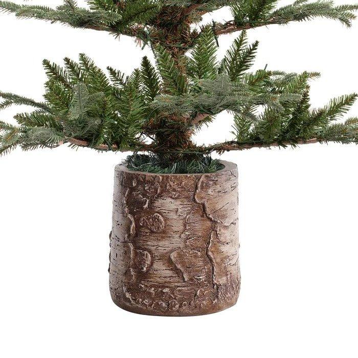 5 ft Lighted Artificial Fir Christmas Tree with 150 LED Lights and Potted Stand