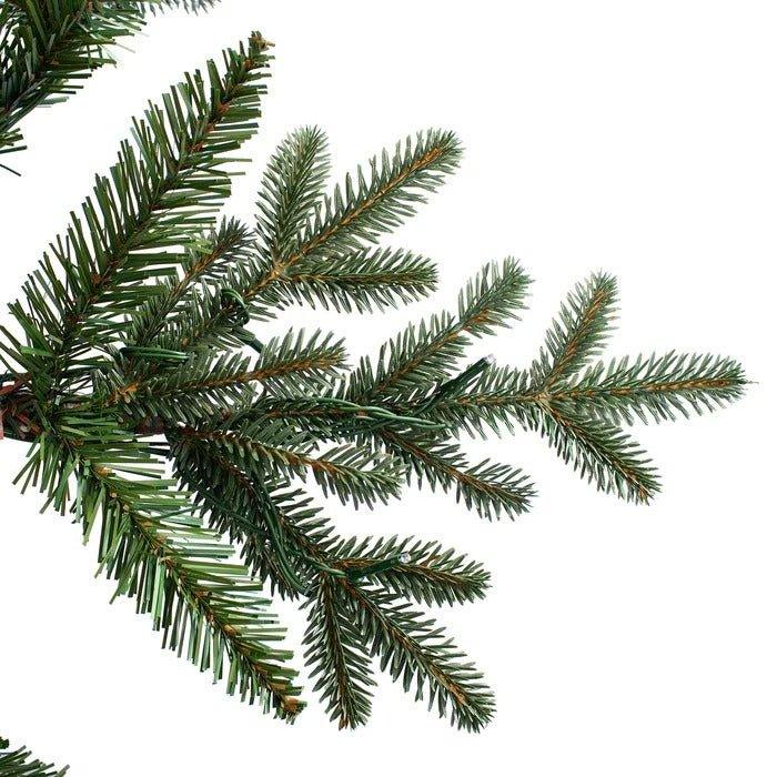 5 ft Lighted Artificial Fir Christmas Tree with 150 LED Lights and Potted Stand