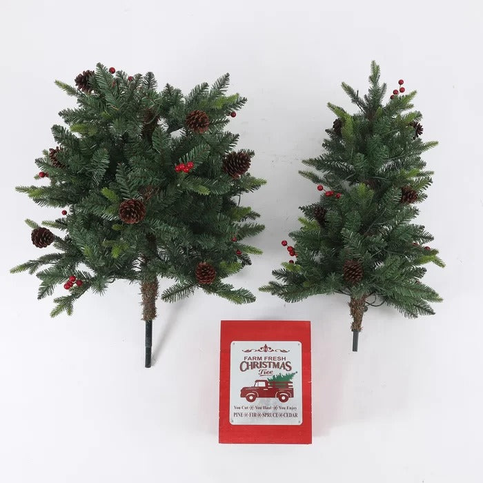60'' Lighted Artificial Pine Christmas Tree