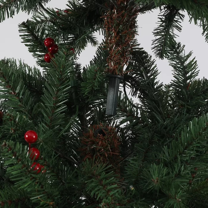 60'' Lighted Artificial Pine Christmas Tree