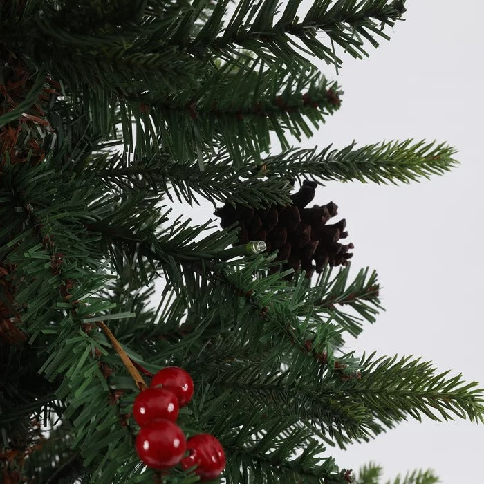 60'' Lighted Artificial Pine Christmas Tree