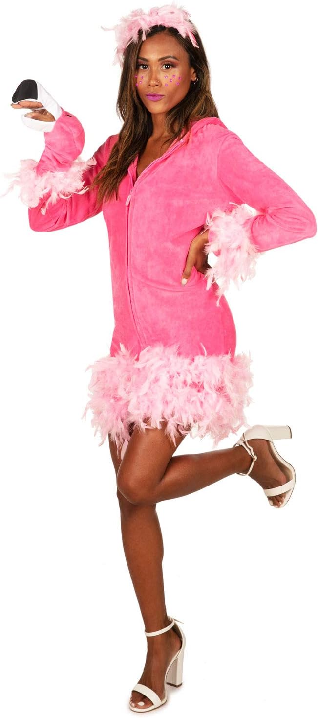 Deer Costume Dress - Women's Animal Halloween Outfit with Antlers and Crown