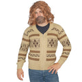 Jeffrey The Dude Zip Up Halloween Cosplay Costume Cardigan Sweater