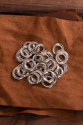 Ring For Eyelet D:12,5 mm; L:0,9 mm; U:20,0 mm Brass/Nickel