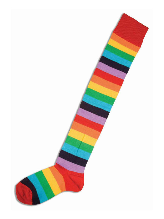 Multi Color Rainbow Clown Socks