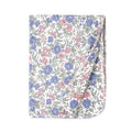 Vintage Floral Bamboo Stroller Blanket - Ultra Soft