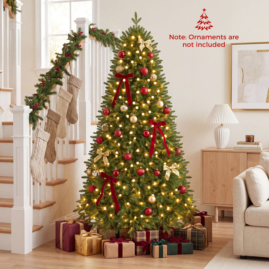 6.3 FT Pre-Lit Smart Christmas Tree with 230 RGB LED Lights