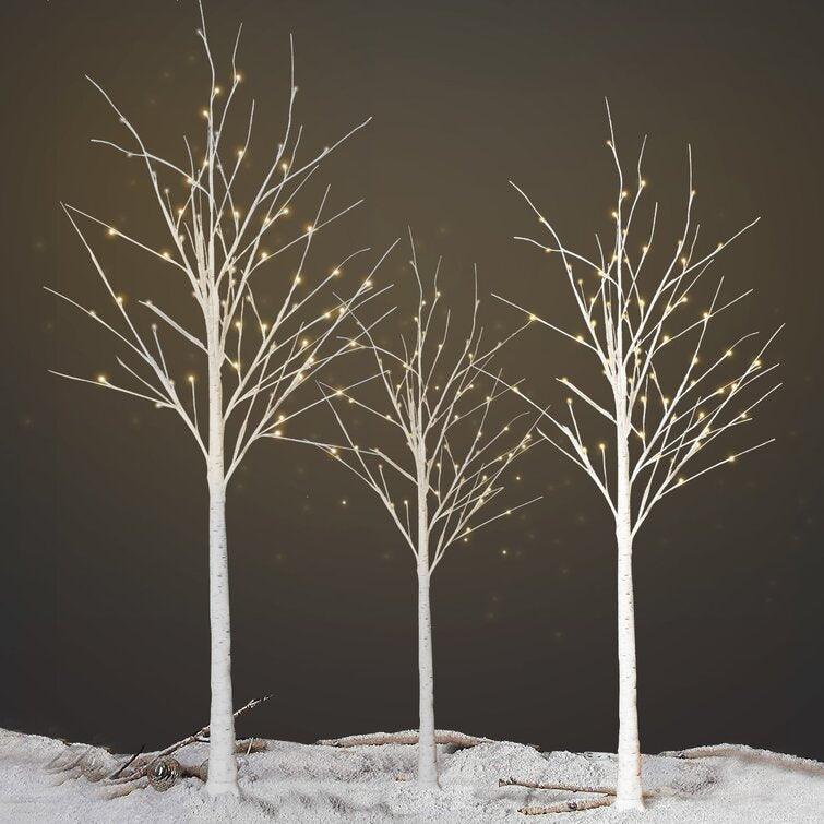 White Spruce Artificial Christmas Tree With LEDs