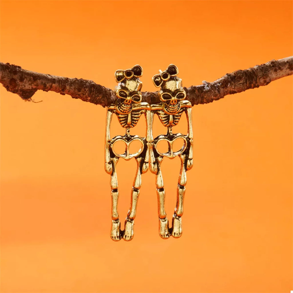 Halloween Skeleton Drop Earrings