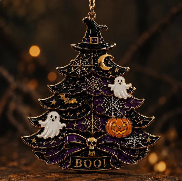 Halloween Christmas Tree Acrylic Decorations