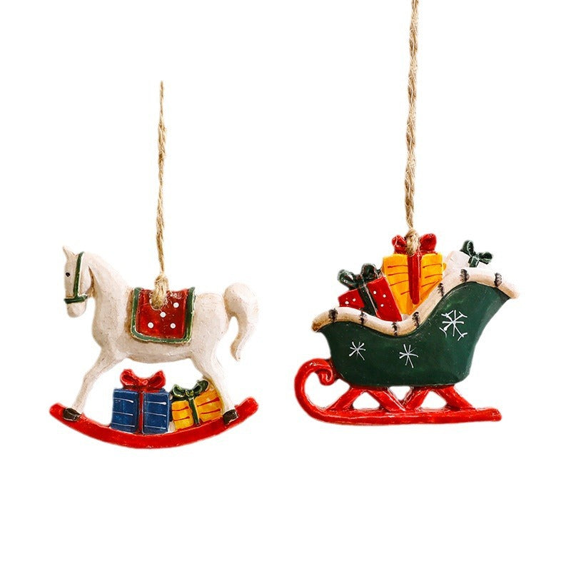 Christmas Decorations Cartoon Elk Ornaments