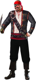 Adult Buccaneer Pirate Costume Shirt