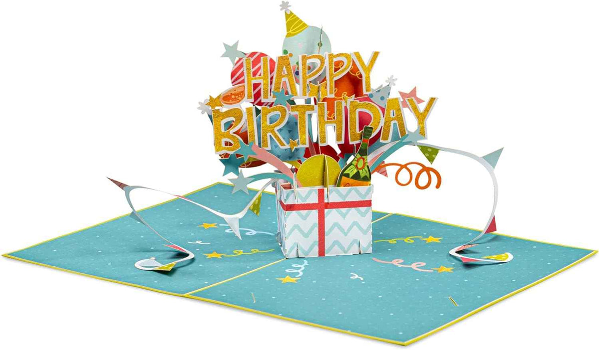 Happy Birthday Box Pop Up Card