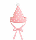 Pink Polka-Dot Hat