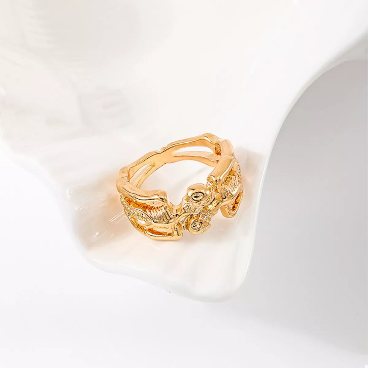 Halloween Skull Alloy Ring